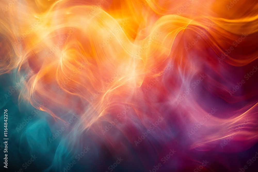 Abstract swirling colors create a vibrant cosmic scene Abstract swirling colors create a vibrant cosmic scene