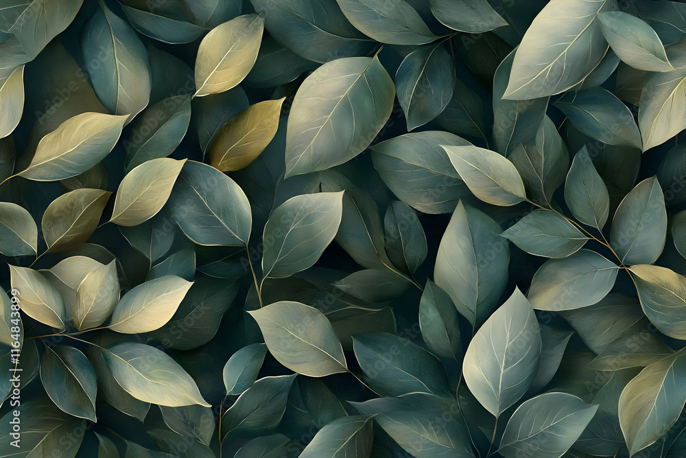 Dark Green Leaf Illustration Dark Green Leaf Illustration