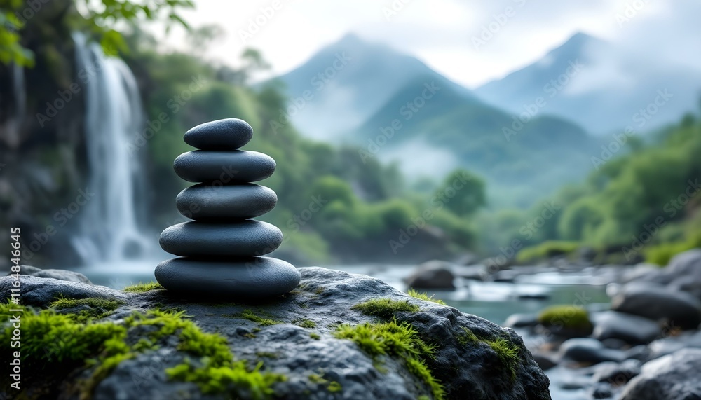 zen, stones, stacked, moss, rock, waterfall, gentle, mist, rising, mountain, range, lush, background, serene, tranquil, harmony, nature, balance, peaceful, meditative, scenic, outdoors, natural, calm, zen, stones, stacked, moss, rock, waterfall, gentle, mist, rising, mountain, range, lush, background, serene, tranquil, harmony, nature, balance, peaceful, meditative, scenic, outdoors, natural, calm,