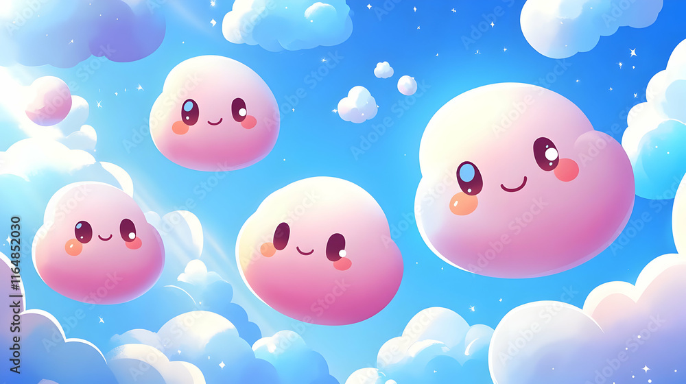 Cute Cloud Illustration Cute Cloud Illustration