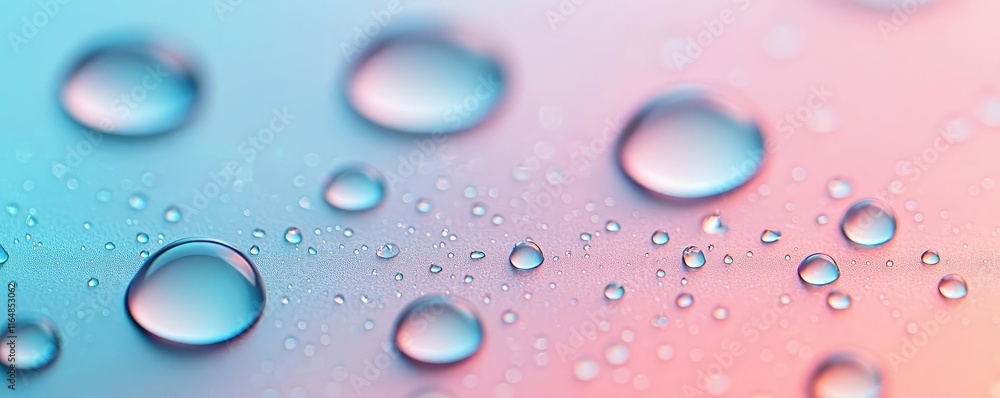 Droplets abstract background concept. Colorful water droplets on a vibrant gradient background with subtle reflections. Droplets abstract background concept. Colorful water droplets on a vibrant gradient background with subtle reflections.