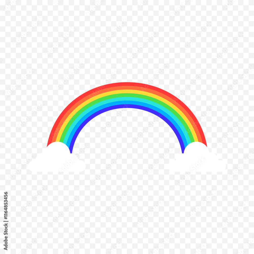 Hand drawn rainbow element. Boho rainbow hand drawn illustration Hand drawn rainbow element. Boho rainbow hand drawn illustration