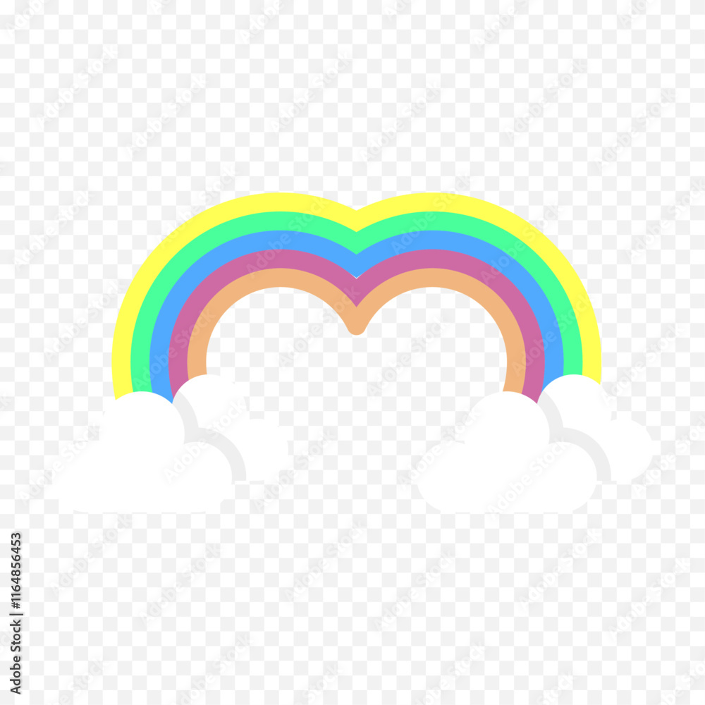 Hand drawn rainbow element. Boho rainbow hand drawn illustration Hand drawn rainbow element. Boho rainbow hand drawn illustration