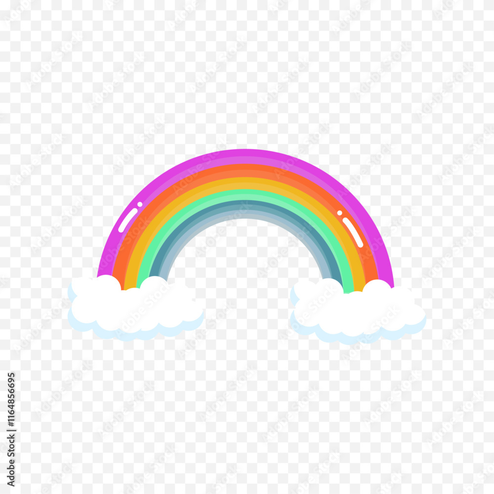 Hand drawn rainbow element. Boho rainbow hand drawn illustration Hand drawn rainbow element. Boho rainbow hand drawn illustration