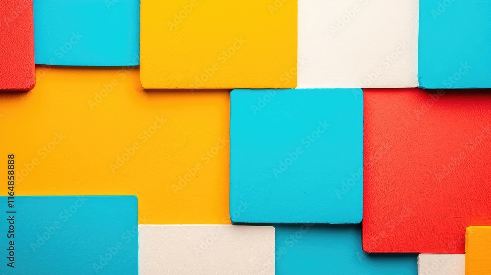 Graffiti abstract background idea. Colorful geometric shapes arranged in a vibrant mosaic pattern for creative design.
