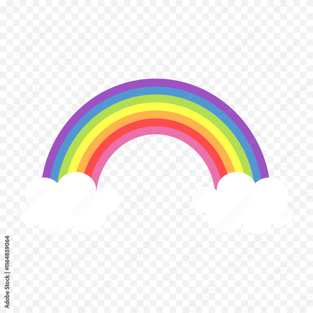 Hand drawn rainbow element. Boho rainbow hand drawn illustration Hand drawn rainbow element. Boho rainbow hand drawn illustration