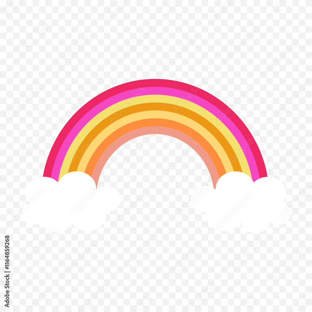 Hand drawn rainbow element. Boho rainbow hand drawn illustration Hand drawn rainbow element. Boho rainbow hand drawn illustration
