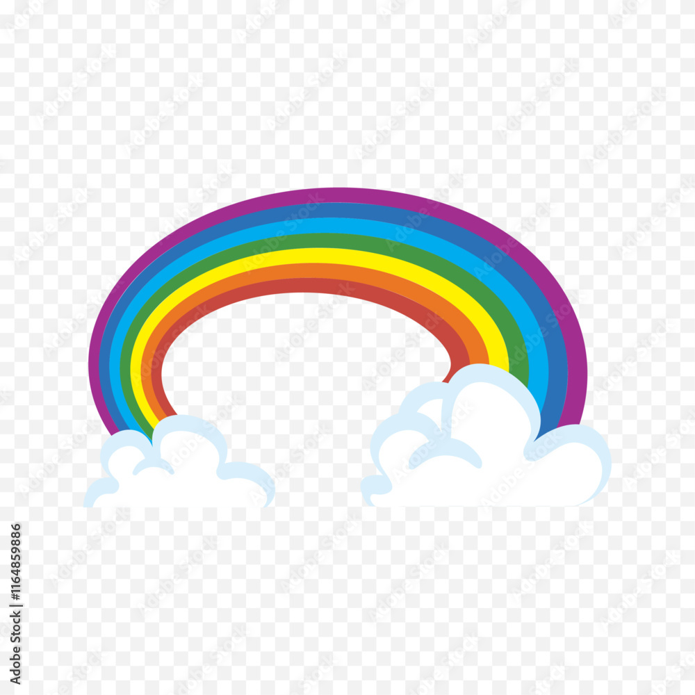 Hand drawn rainbow element. Boho rainbow hand drawn illustration Hand drawn rainbow element. Boho rainbow hand drawn illustration