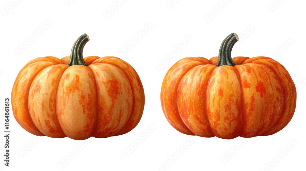Obraz premium pumpkin isolated on white background