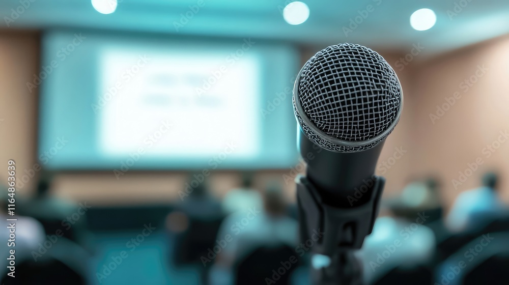 Business Presentation in Modern Conference Room Business Presentation in Modern Conference Room