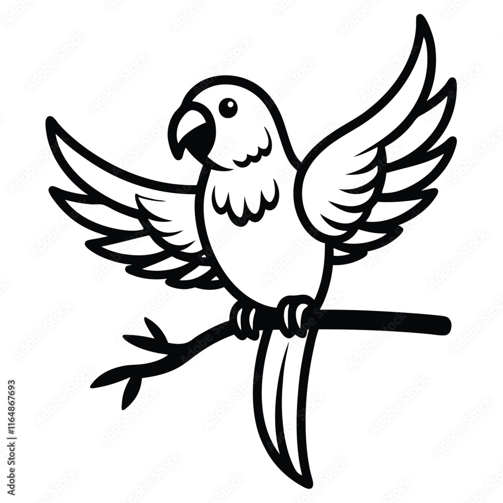 Parrots being icons of affection and tenderness.