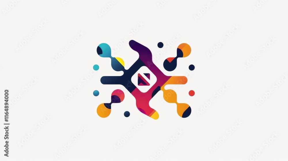 Abstract graphic featuring colorful shapes and patterns, suggesting creativity and innovation. Abstract graphic featuring colorful shapes and patterns, suggesting creativity and innovation.