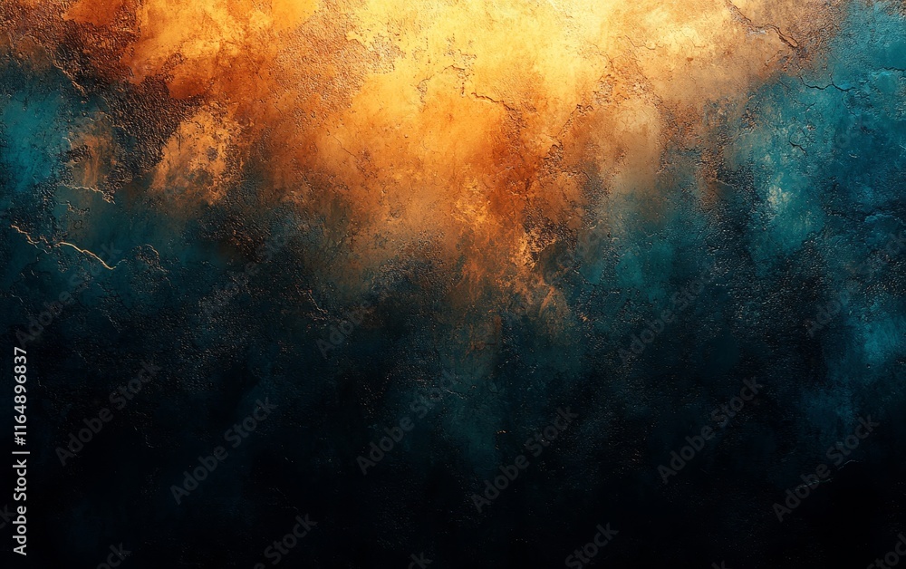 Fototapeta premium color and light on a dark canvas. Generative AI