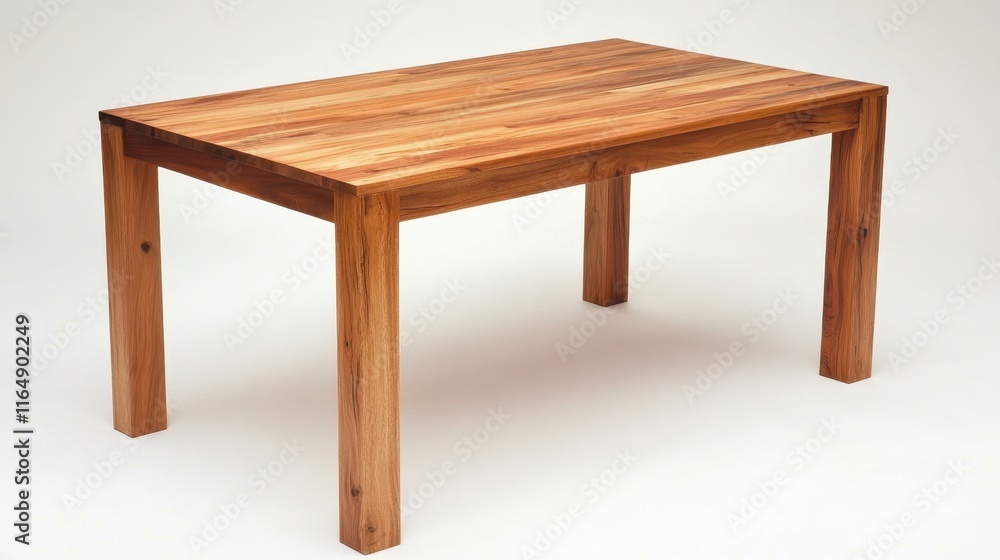 Elegant Solid Wood Dining Table Rectangular Design Modern Minimalist Furniture Elegant Solid Wood Dining Table Rectangular Design Modern Minimalist Furniture