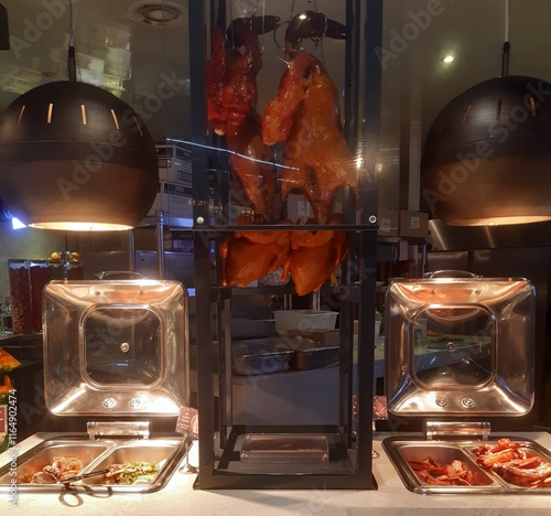 Photography Buffet food in a Dublin restaurant