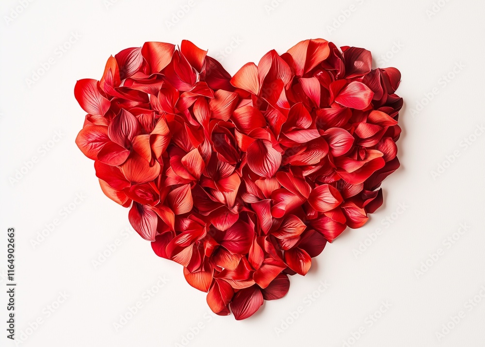 Heart made of red ribbon, white background. Heart made of red ribbon, white background.