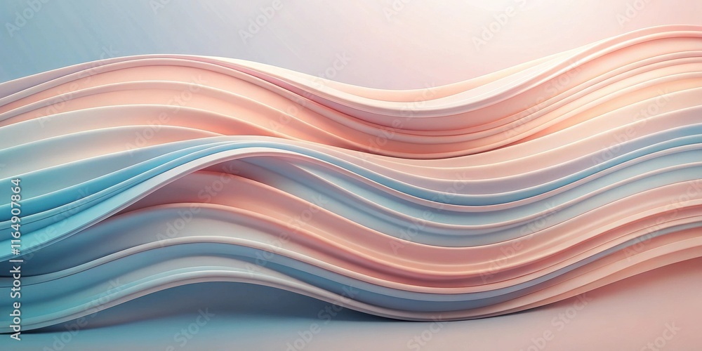 Abstract Pastel Wave Background Elegant Swirls of Soft Pink and Blue Hues Abstract Pastel Wave Background Elegant Swirls of Soft Pink and Blue Hues
