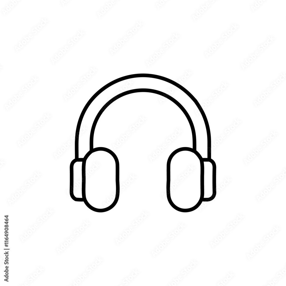 headphone icon vector symbol isolated headphone icon vector symbol isolated