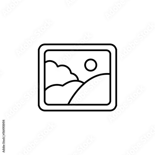 gallery icon vector symbol isolated
