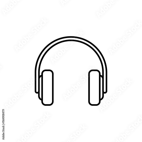 headphone icon vector symbol isolated