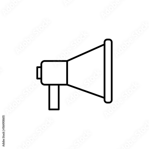 loud speaker icon vector symbol isolated
