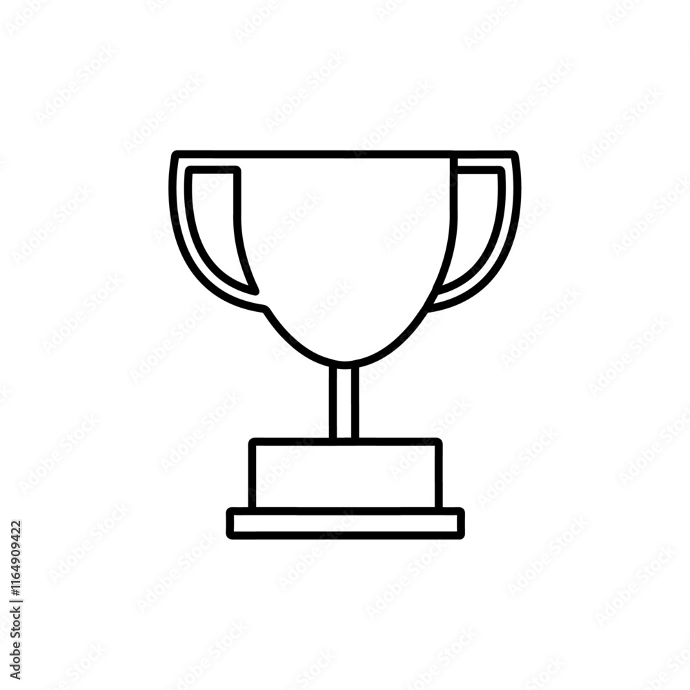 trophy icon vector symbol isolated trophy icon vector symbol isolated