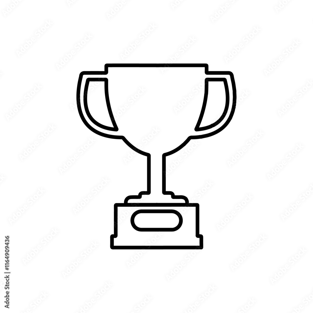 trophy icon vector symbol isolated trophy icon vector symbol isolated