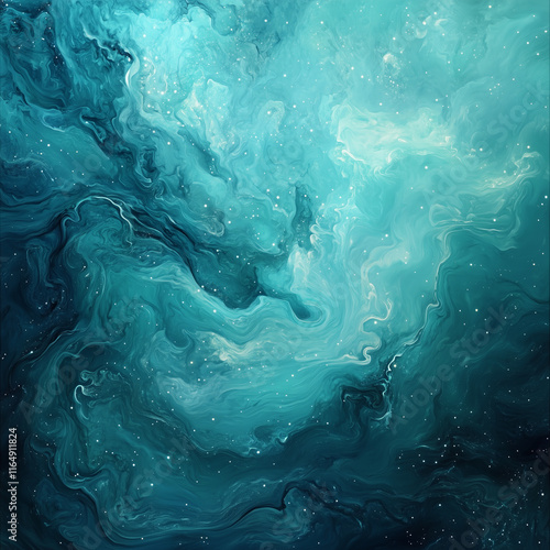 Obraz na płótnie Wallpaper in space theme w salonie