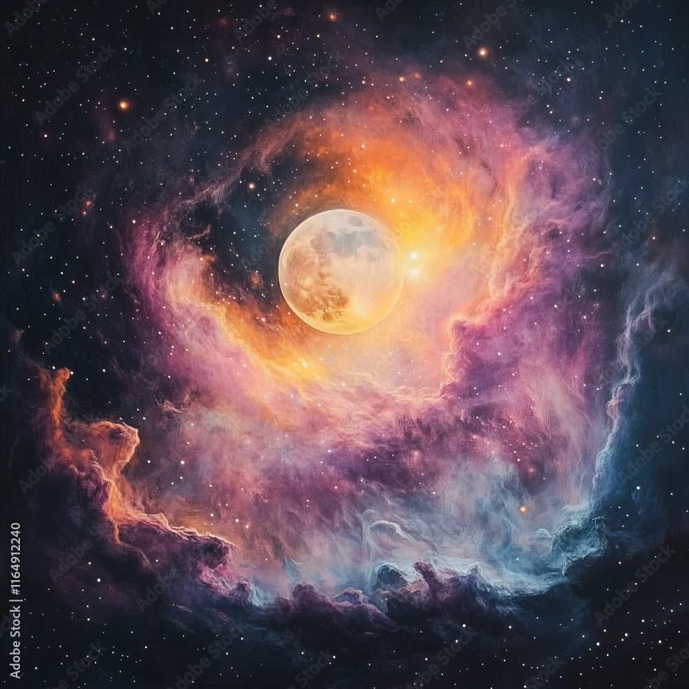 Wallpaper in space theme
