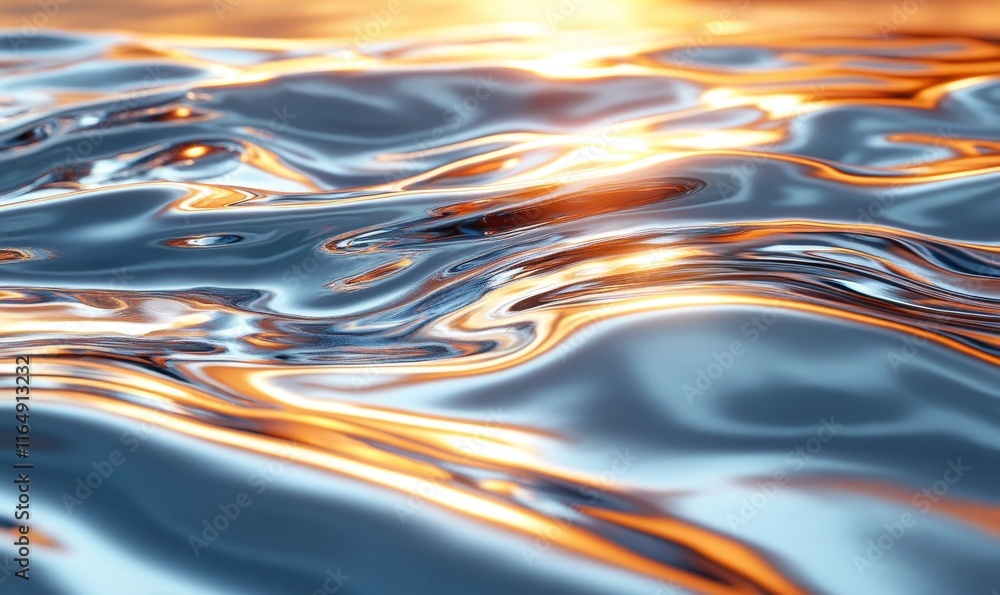 Metallic textures catching light and reflecting dynamic colors. Generative AI Metallic textures catching light and reflecting dynamic colors. Generative AI