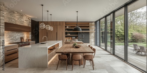 precision combining with organic textures. Generative AI