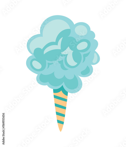 cotton candy sweet cone