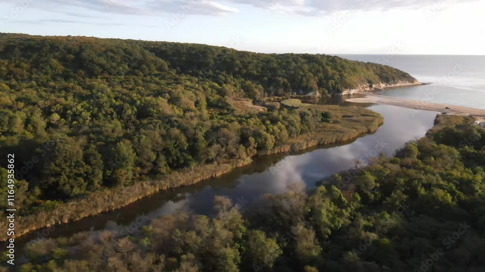 Delta Aerial Drone View Delta Aerial Drone View