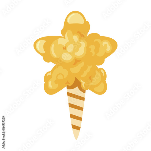 cotton candy in cone