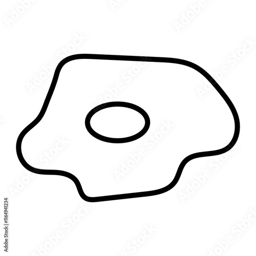 Collection of Linear Fried Eggs, glyph vector icons for your website, mobile, presentation and logo design