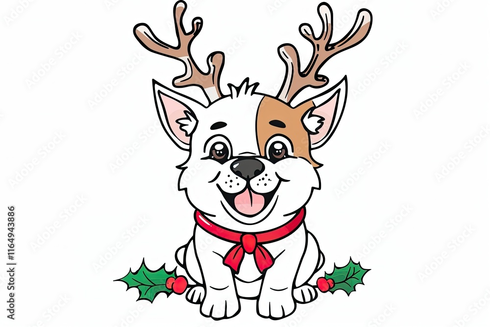 Black-and-white Christmas coloring page and its vibrant colored version for kids Black-and-white Christmas coloring page and its vibrant colored version for kids