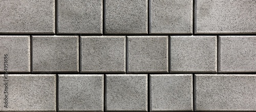 Wallpaper Mural Concrete block wall texture featuring a structured arrangement suitable for design, construction, and architectural projects. Torontodigital.ca