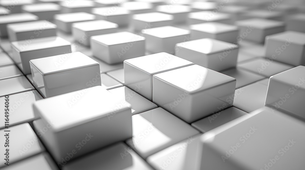 Abstract white cubes background texture. Abstract white cubes background texture.