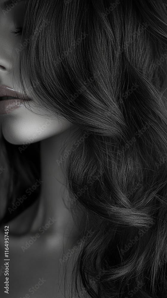 Disheveled hairstyle with visible texture Disheveled hairstyle with visible texture
