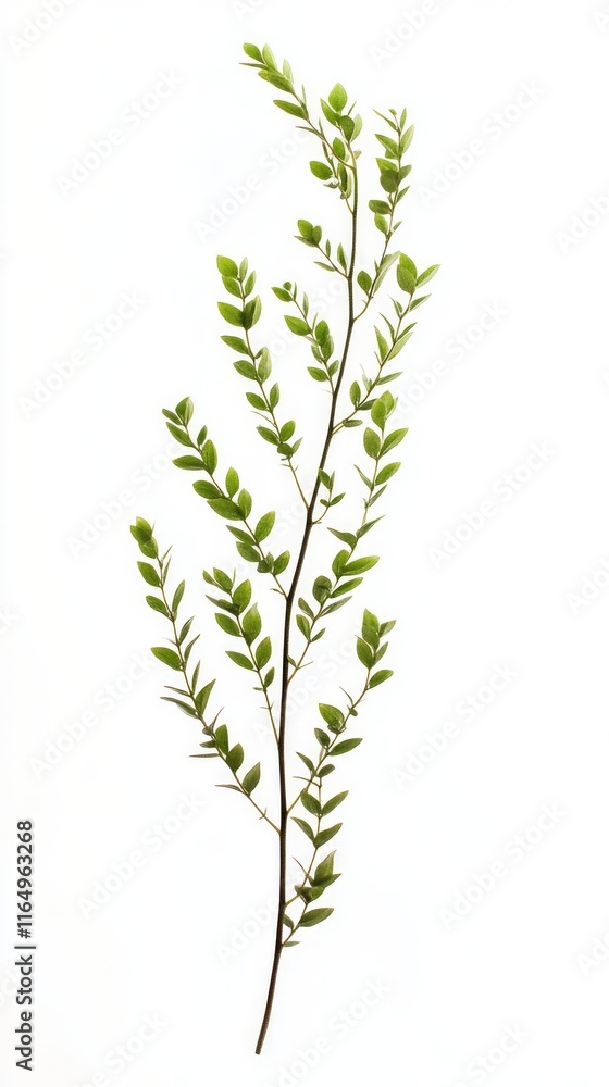 Delicate Green Branch with Lush Leaves - A Nature's Embrace Delicate Green Branch with Lush Leaves - A Nature's Embrace
