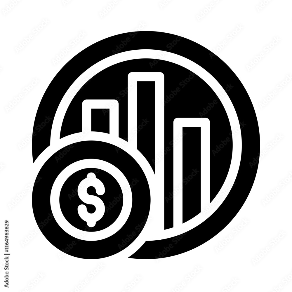Icon Finance Assets With Style Glyph Icon Finance Assets With Style Glyph