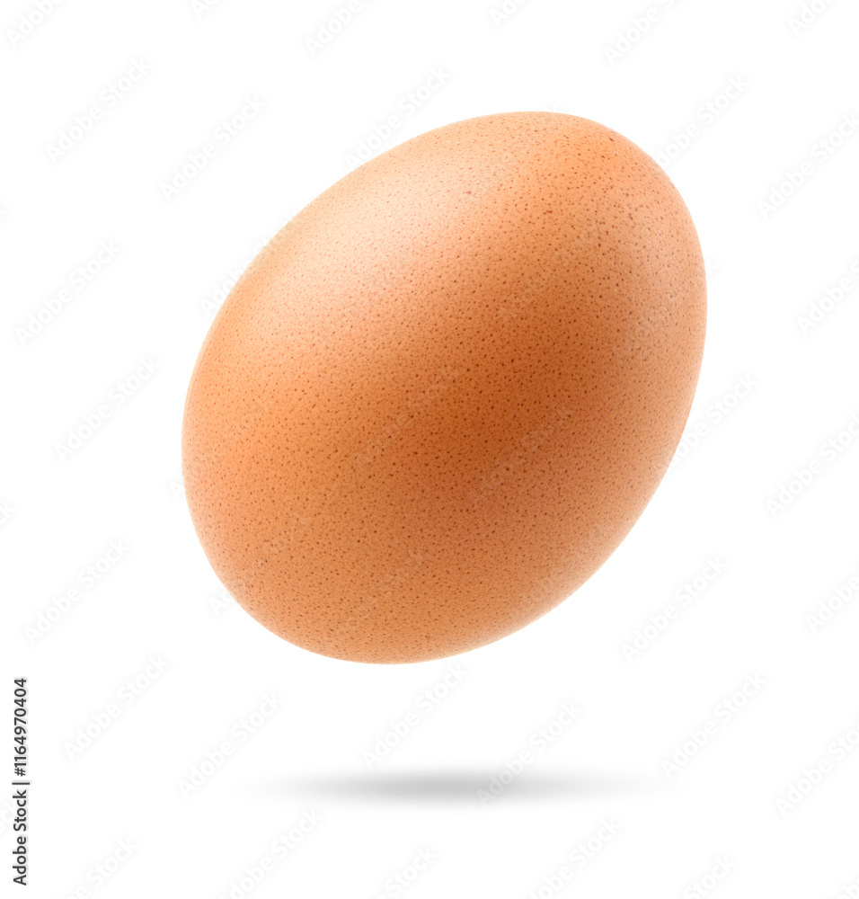 Fresh natural chicken egg levitated isolated on white background. Clipping path. Fresh natural chicken egg levitated isolated on white background. Clipping path.