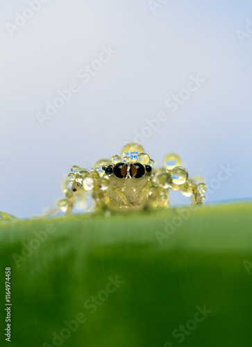 Wallpaper Mural Happy new year 2025 
Welcome 2025 written in a water dew drop on a spider  Torontodigital.ca