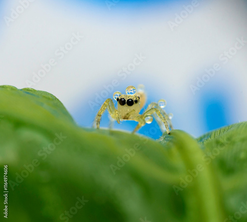 Wallpaper Mural Happy new year 2025 
Welcome 2025 written in a water dew drop on a spider  Torontodigital.ca
