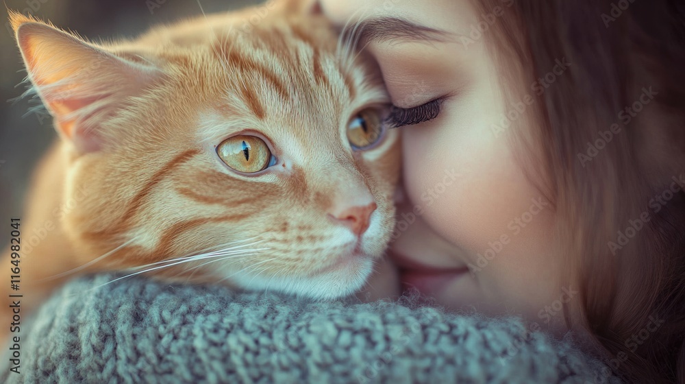 Tenderness in a Close-Up Portrait Tenderness in a Close-Up Portrait