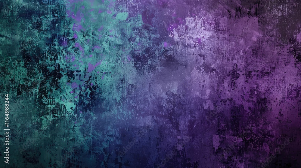 Naklejka premium Abstract textured background featuring shades of purple and teal.