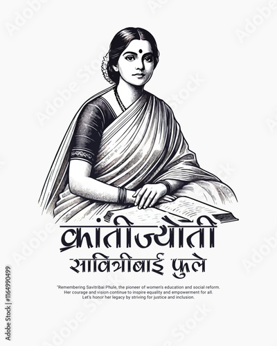 Savitribai Phule Jayanti Celebrating Indias first woman teacher 3rd January social media post banner photo