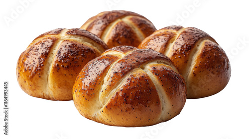 croissant isolated on white background