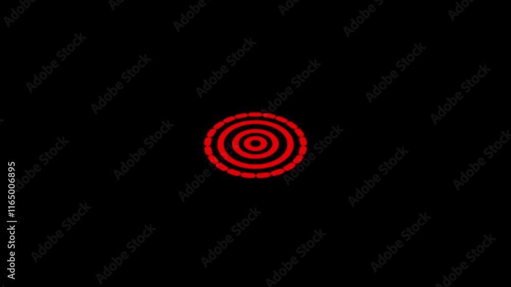 3D Arc Offset C Ripple Red X60 Degrees VJ Loop Animation 02 3D Arc Offset C Ripple Red X60 Degrees VJ Loop Animation 02
