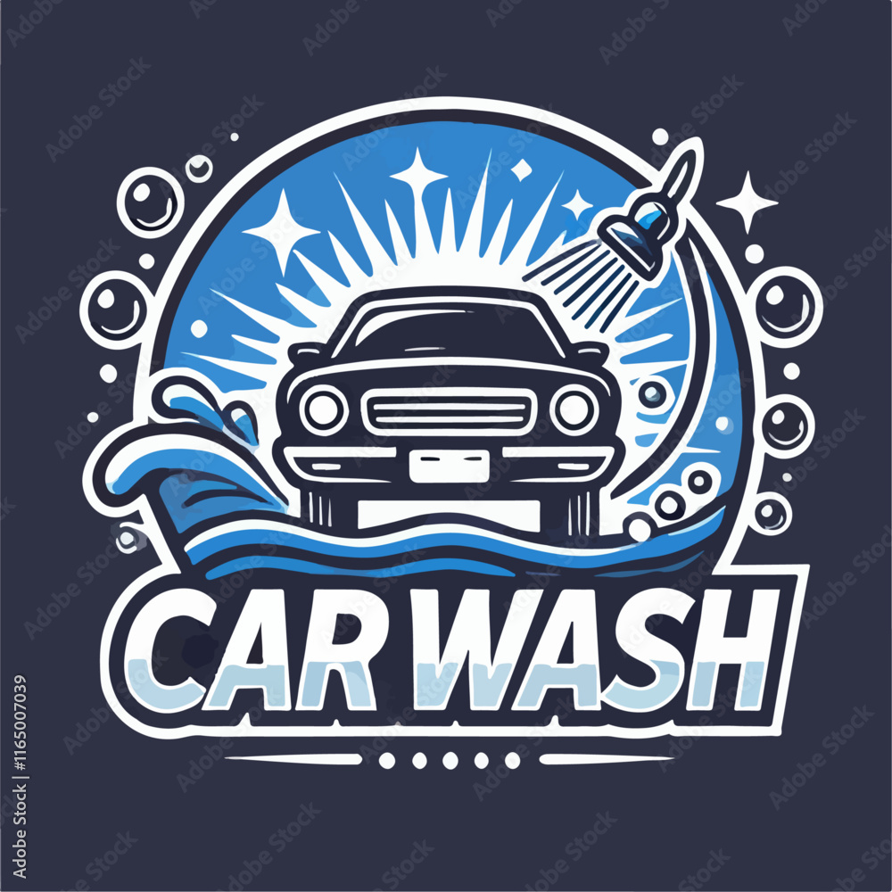 Fototapeta premium car wash ikon 